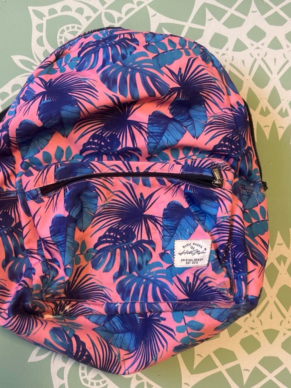 Under Armour Kids Tropical Pink and Blue Backpack